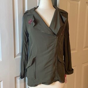 NWT Xhilaration Lightweight Patched Jacket Size XS